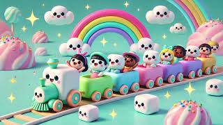 🚂 Zoom Zoom Marshmallow Train 🍬🌈 | Sweetest Ride in Town|Nursery Rhymes & Kids Songs screenshot 3