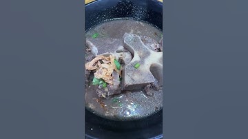 Ox bone soup or Sup Tulang at Bintulu #shorts #fyp #foodie