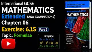 Chap 6 | Ex  6.1S | Q 7 - 12 | Part 2 | IGCSE | Oxford AQA | Extended Mathematics