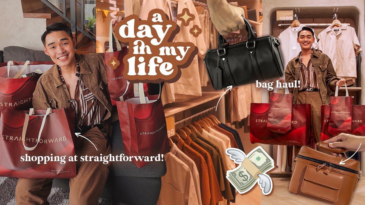 A DAY IN MY LIFE Shopping at StraightForward SM Pampanga + Bag Haul