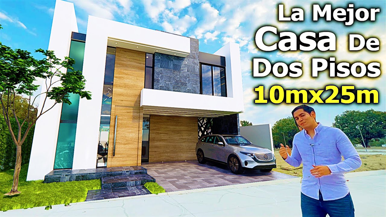 La Casa IDEAL de DOS PISOS con HERMOSO INTERIOR - YouTube