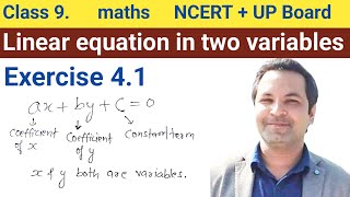 Class 9 maths ncert &amp; chapter 4 Linear equation in two variables ex. 4.1 solution with introduction