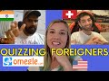 English teacher quizzes foreigners&#39; English on Omegle