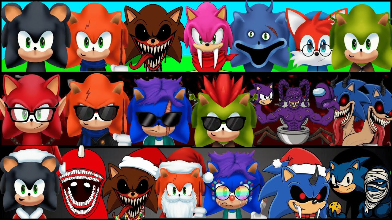 Incredibox Sprunki OC Phase 1 to Phase 3 : Sonic MICKEY MOUSE ....