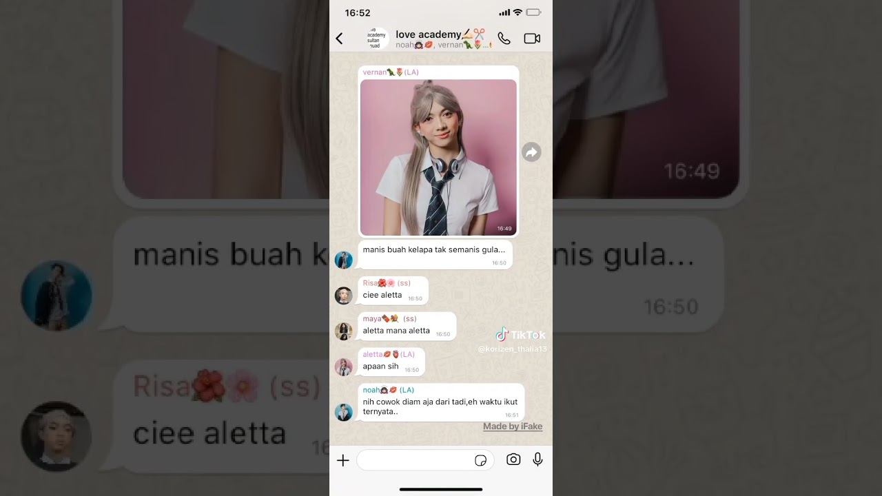 Grup chat ss x la||