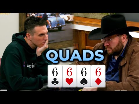Quads vs Doug Polk! Can He Escape the Trap?