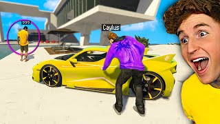 Stealing BILLIONAIRE SON'S SUPERCAR In GTA 5 RP..