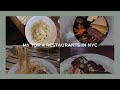 VLOG #4 - MY TOP 4 RESTAURANTS IN NYC: Where and what to eat in NYC, friends, food and drinks!