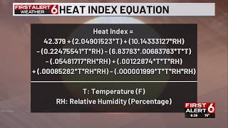 Heat index explainer