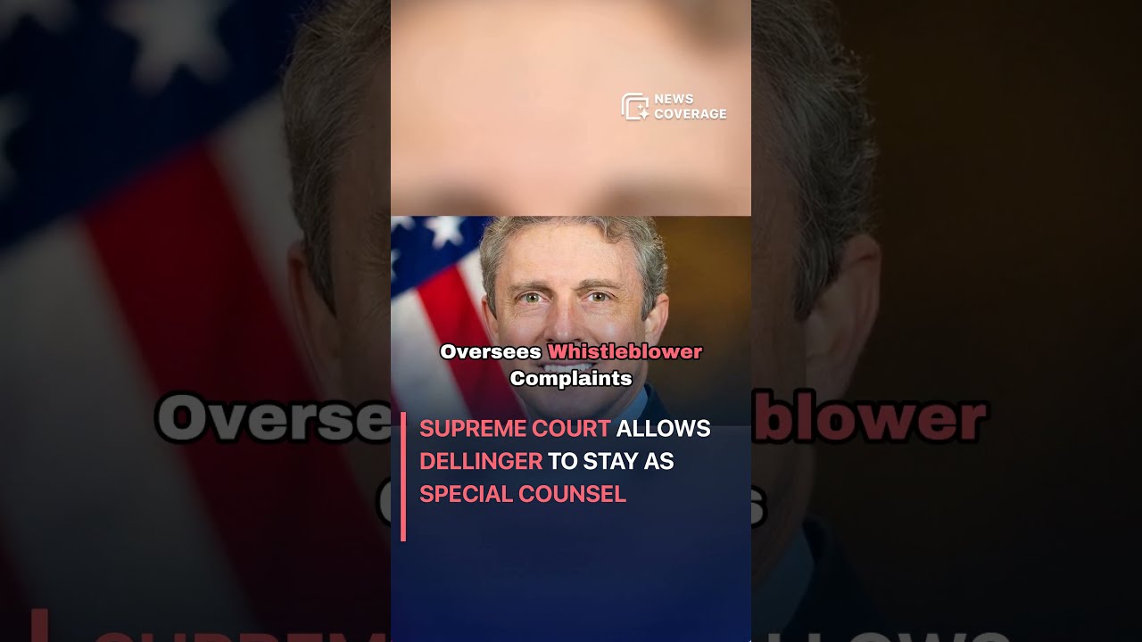 Supreme Court Allows Dellinger To Stay As Special Counsel Crime Law Crisis