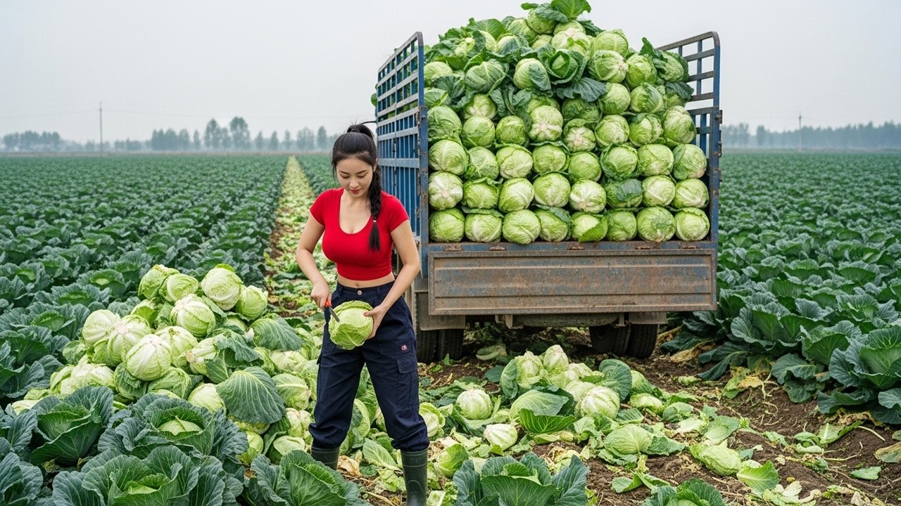 Harvest Rush 2026: Picking Millions of Cabbages & Go to Market Sell
