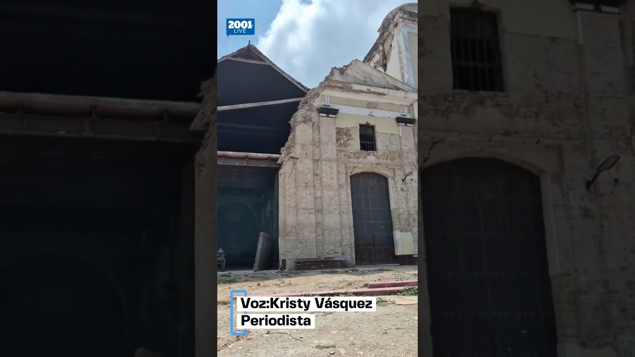 Avanzan labores de reparación en la iglesia San Sebastián de Maiquetía, tras el sismo de junio