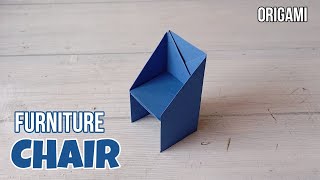 DIY CHAIR PAPERCRAFT ORIGAMI| TUTORIAL| FOLDING| EASY| #diy #chair #origami #papercraft
