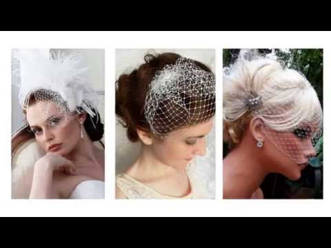 Welp Bruidskapsels met sluier - YouTube OI-86