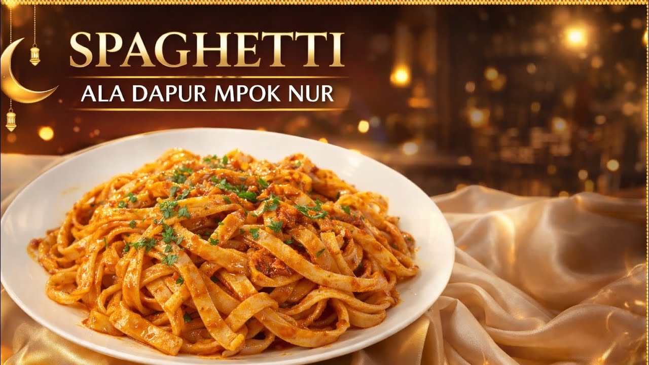 Resep Spaghetti Menu Buka Puasa || Enak Gurih Mantap #masakanindonesia 