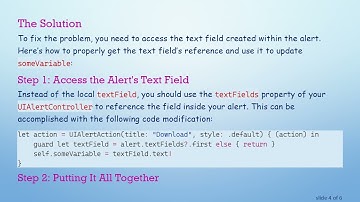 Fixing Issues with UIAlertController
