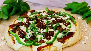 Sausage/ Pepper Pizza ๐ (Best pizza combination..... How to) Sausage/ Pepper Pizza ๐ (Best pizza combination..... How to)