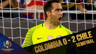 Copa América Centenario Semifinals | Colombia 0 - 2 Chile