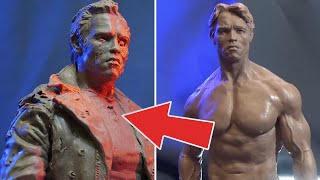 Sculpting Timelapse Terminator T800 Arnold Schwarzenegger (1984)