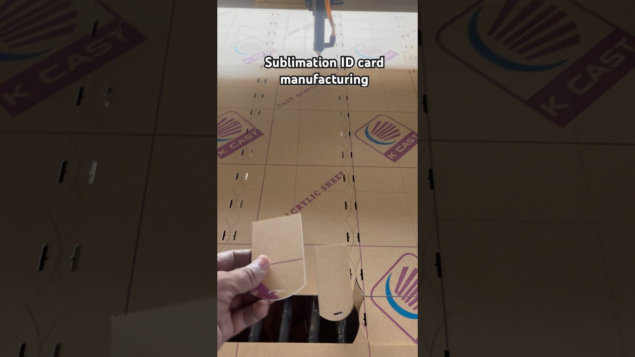 Sublimation ID Card  Manufacturing Unit 