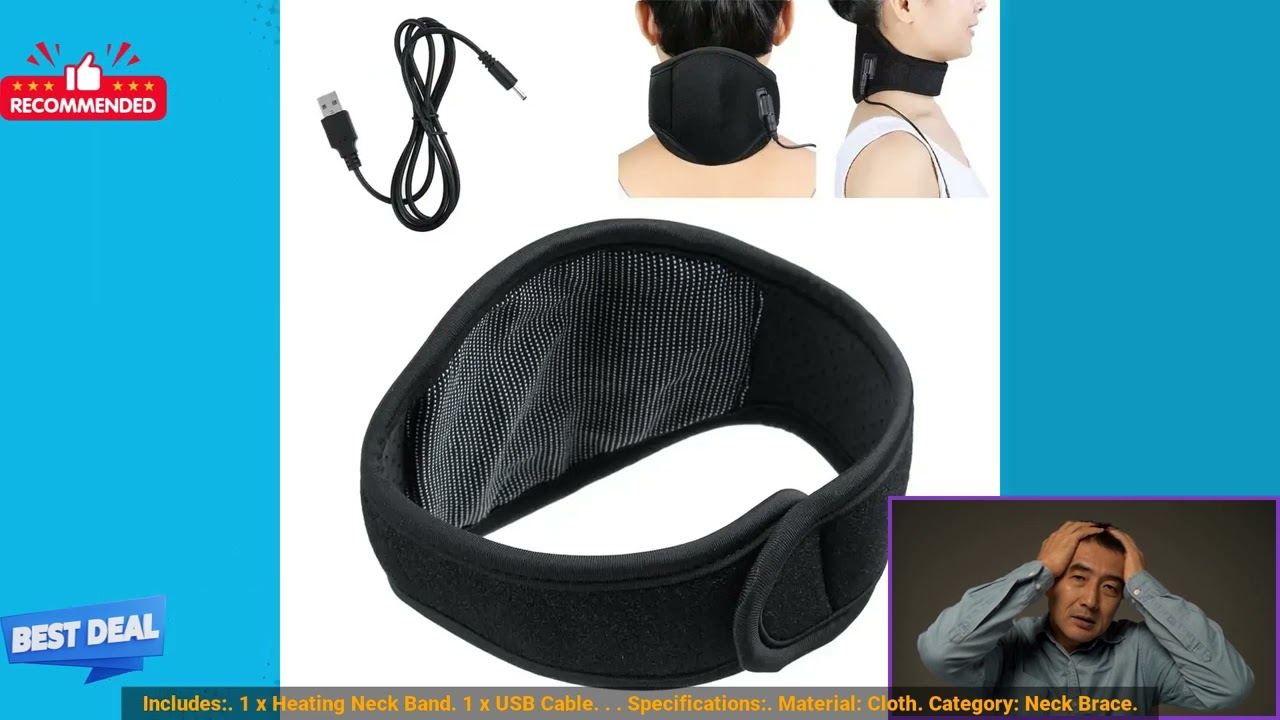 3256802728594317 Electric Heating Pad Moist Winter Neck Shoulder Back Warmer Heating Pa