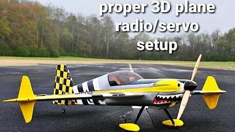 Proper radio/servo setup for 3D balsa ARF's