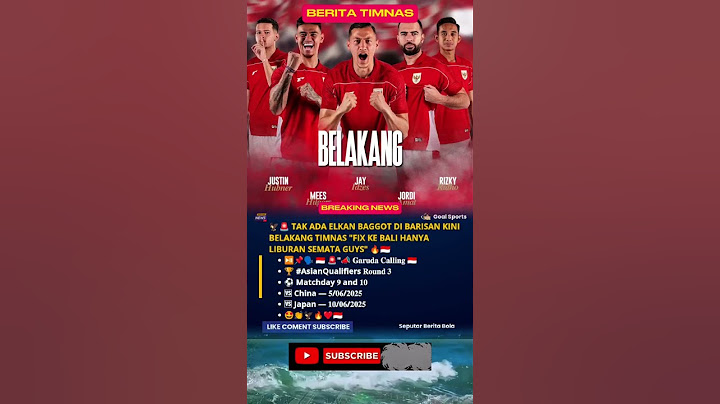 TAK ADA NAMA ELKAN BAGGOT DILINI BELAKANG TIMNAS "FIX KE BALI HANYA LIBURAN SEMATA GUYS"