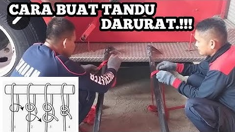 LATIHAN PEMADAM KEBAKARAN CARA MEMBUAT TANDU DARURAT