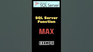 SQL to Get Maximum Value in a Column #sqlfunctions #sqlserver