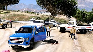 قراند / راعي جمس يتمرد  ويقتل شرطي  ولم تستطيع الشرطه إيقافه  فيطلبوا فزعه أصحاب  الشاصات  ||GTA V