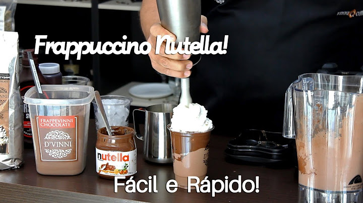 Frapê de Nutella! - Como Fazer