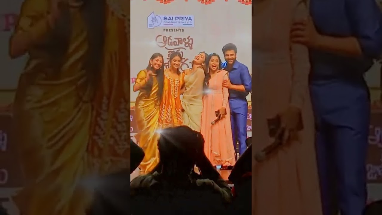 Rashmika Mandanna | Sai pallavi | Keerthysuresh | Sharwanand Sir |Movie event Hyderabad 