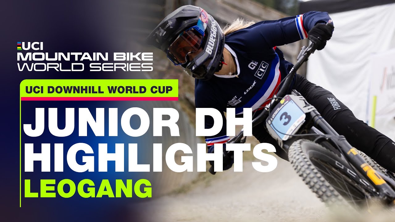 Leogang Downhill Junior Women Race Highlights | UCI Mountain Bike World Series