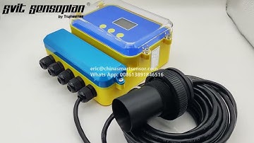 Trumsense 1.5m Ultrasound Open Channel Flowmeter 4 to 20ma RS485 for Instantaneous Cumulative Flow