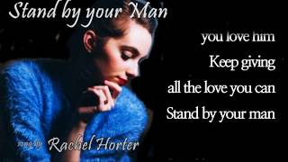 Vignette de la vidéo "Stand by Your Man /Rachel Horter  (with Lyrics)"