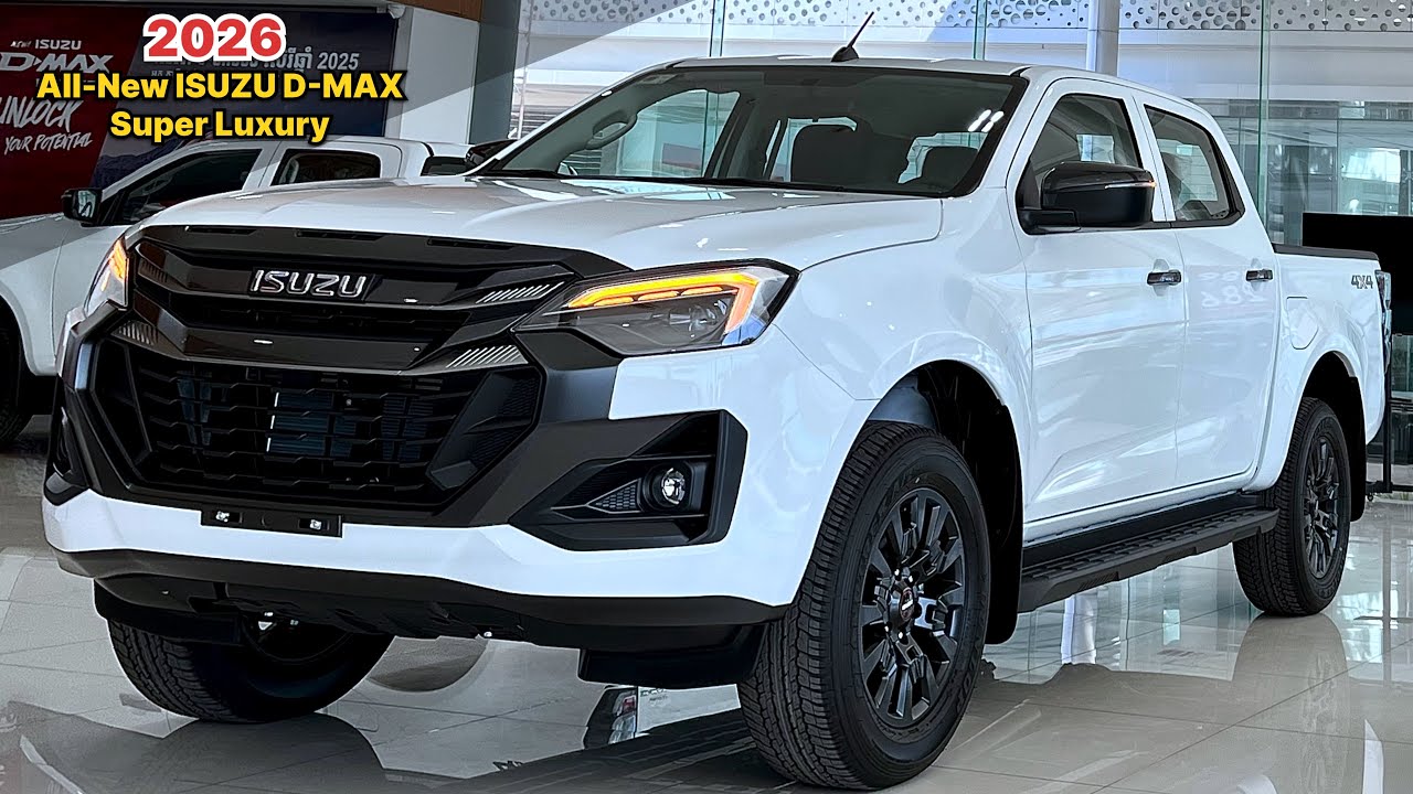 Новинка! Isuzu D-Max 3.0TD Super Luxury 2026 года — новый высокопроизводительный пикап.