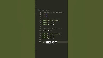How to swap variables in Python