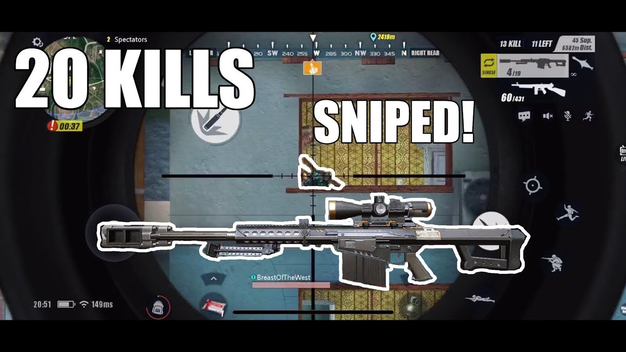 Rules Of Survival 20 KILL SOLO WIN. BARRETT!!!