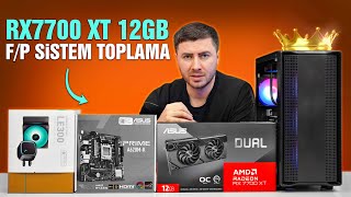 Fiyat/Performans KRALI ASUS RX 7700 XT Sistem Toplama - PCH Venom V6