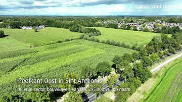 Nieuwe woonwijk Peelkant Oost, Sint Anthonis in gemeente Land van Cuijk