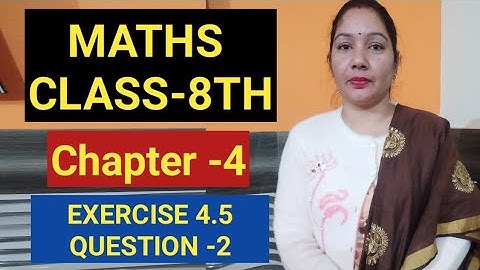 Class-8, maths, Chapter-4 (Practical Geometry), Exercise-4.5, Q-2/Easymaths with Sonam