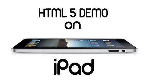 HTML5 : Cool demo on iPad + New Youtube Layout !