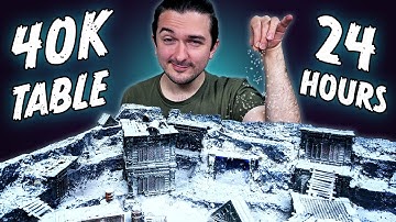 1 DAY BUILD: Snowy Terrain Board for Warhammer 40,000 Killteam