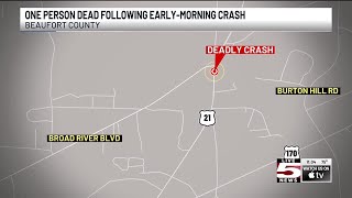 VIDEO: One dead after Beaufort County pedestrian crash