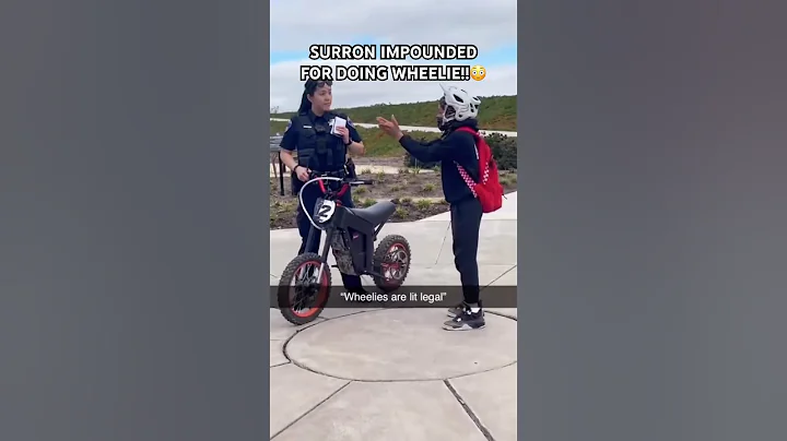 SURRON GETS IMPOUNDED!!😳 #surron #tuttio #ebike #electric #funny #fail #eride #emoto