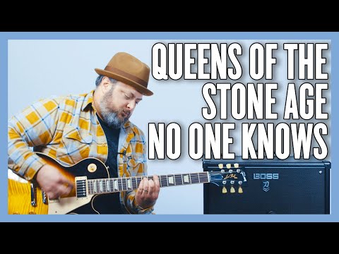 Queens Of The Stone Age No One Knows Guitar Lesson + Tutorial