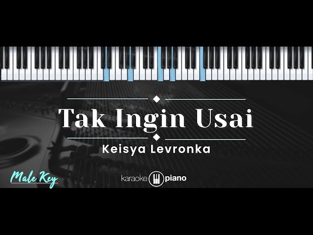 Tak Ingin Usai – Keisya Levronka (KARAOKE PIANO - MALE KEY) class=