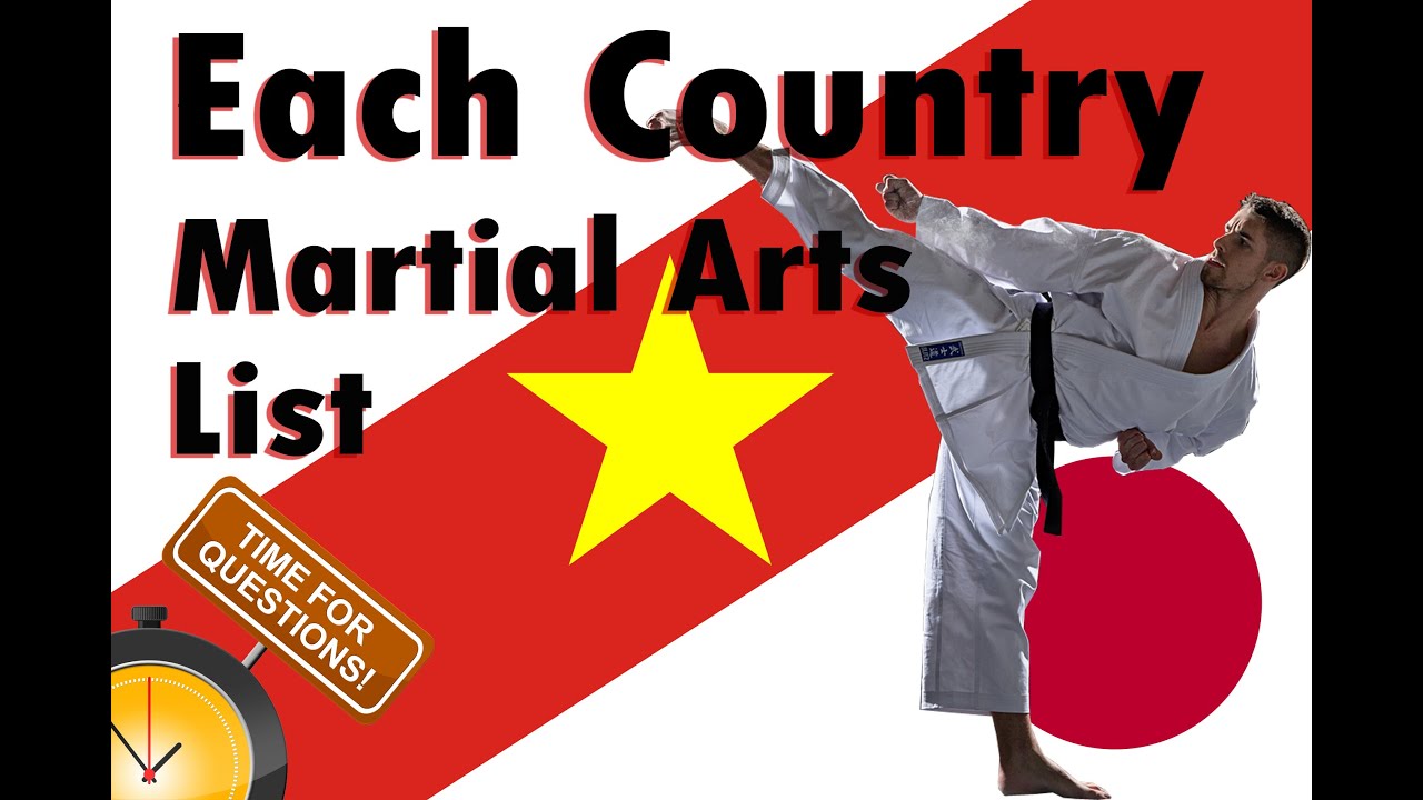 Martial Arts from Different Countries, Comparison Martial Arts of Each Country YouTube