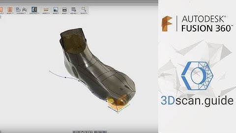 Fusion 360, video 2. Organic forms. 3D scan processing.