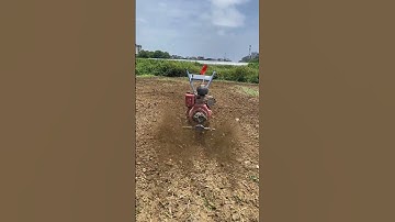 One machine with multiple uses saves time, effort and labor #four-wheel drive micro tillage machine